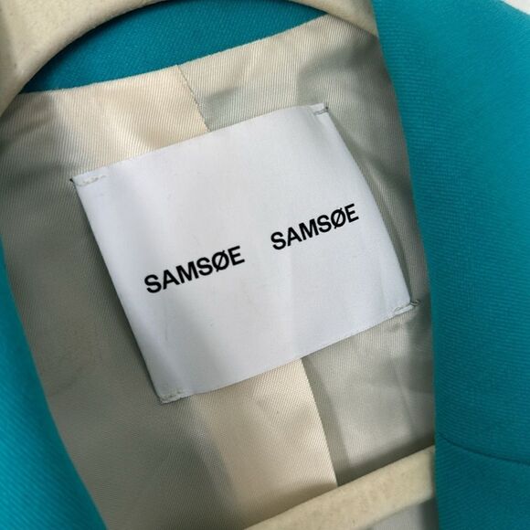 Samsoe Samsoe Oversized Aqua Blazer XS - Picture 6 of 8